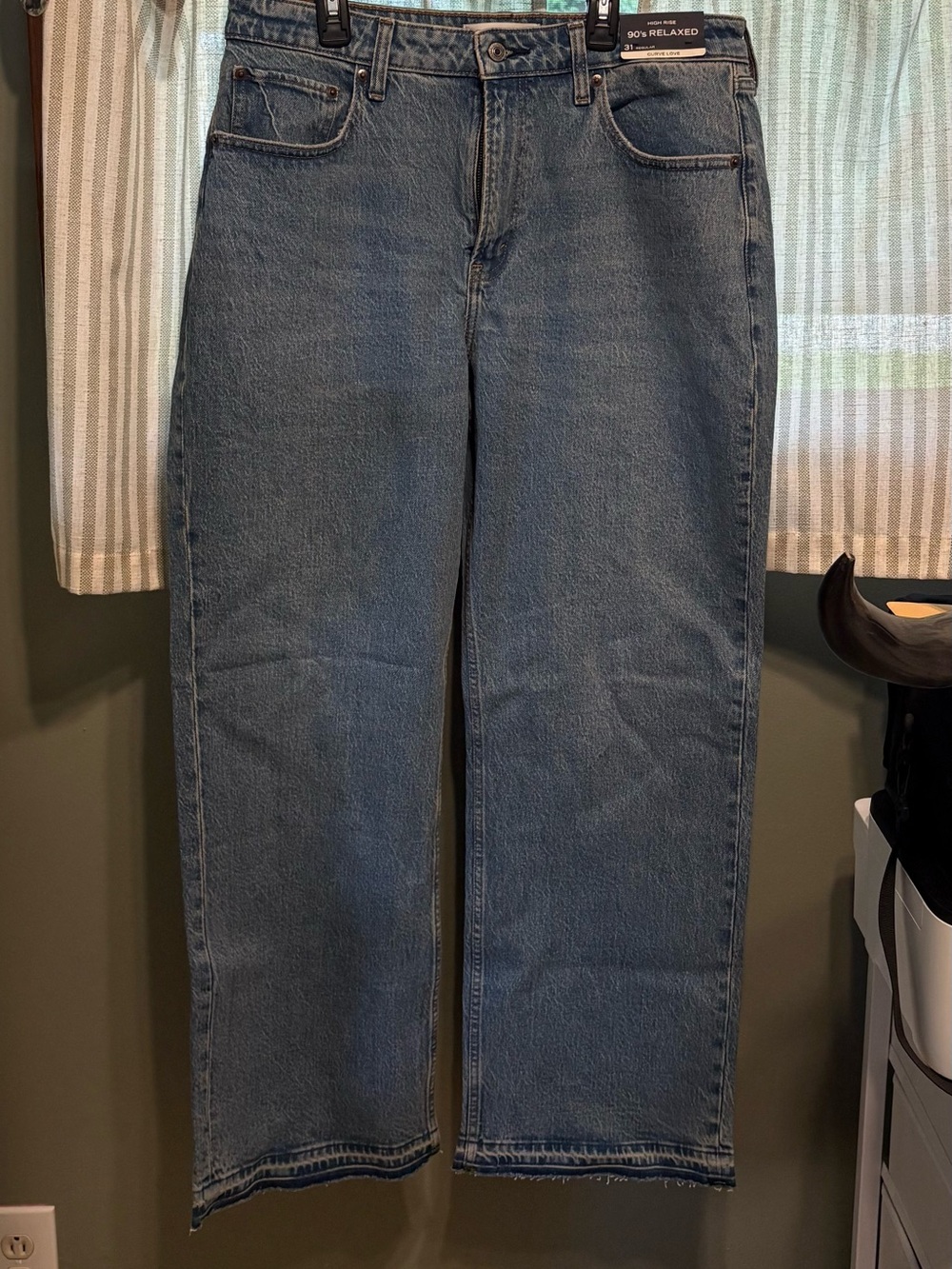 Abercrombie & Fitch Women's Boyfriend Jeans - Light Blue